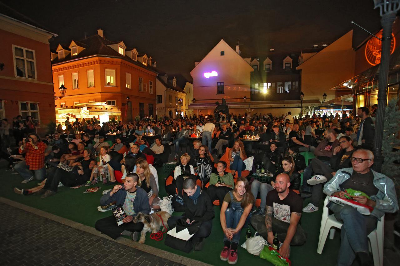 22.08.2014., Zagreb - Trg Petrice Kerempuha. Otvorenje manifestacije Motovun film festivala u Zagrebu. Photo: Sanjin Strukic/PIXSELL
