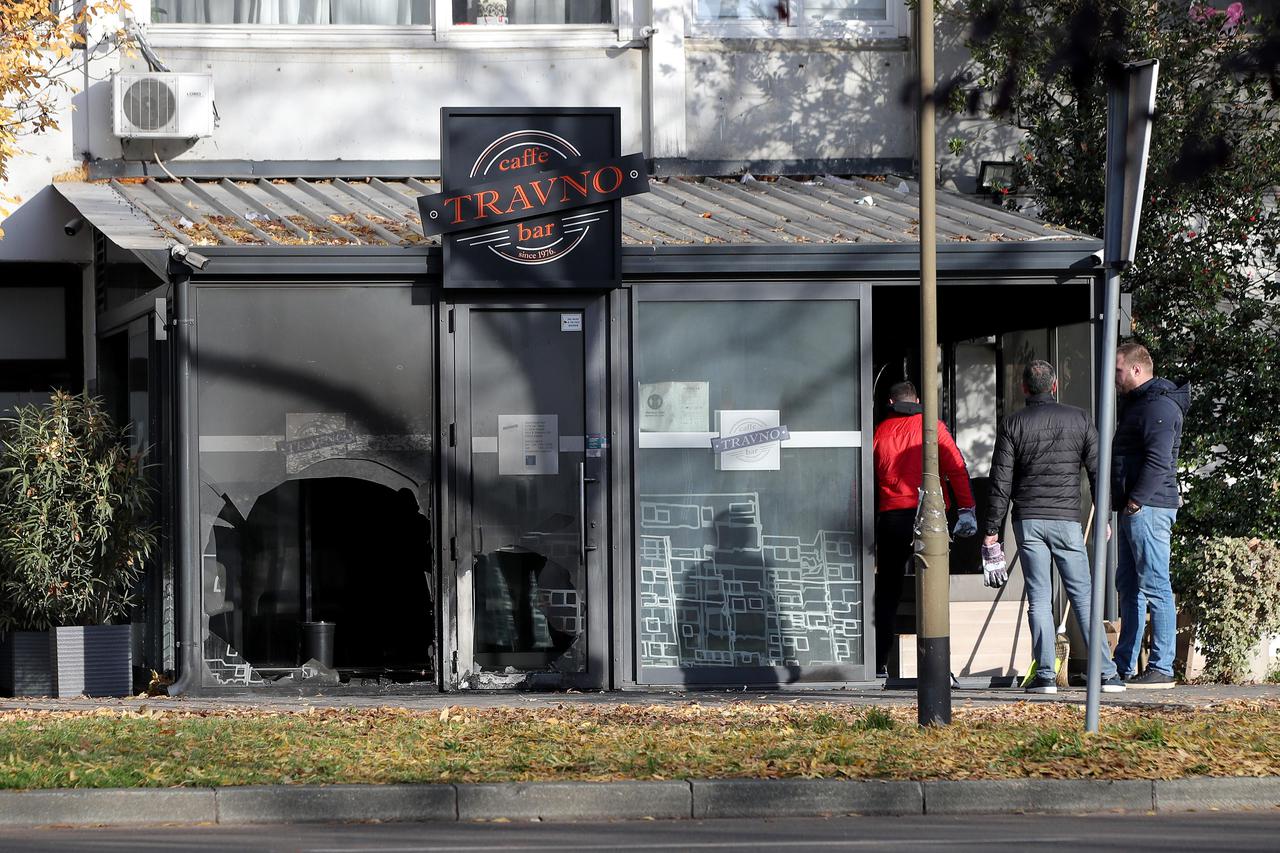 Zagreb: U ranim jutarnjim satima izbio požar u cafe baru Travno