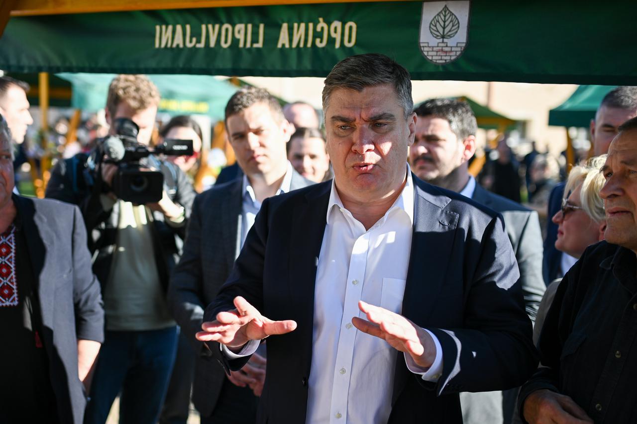 Lipovljani: Predsjednik Milanović posjetio izlagače Uskrsnog sajma