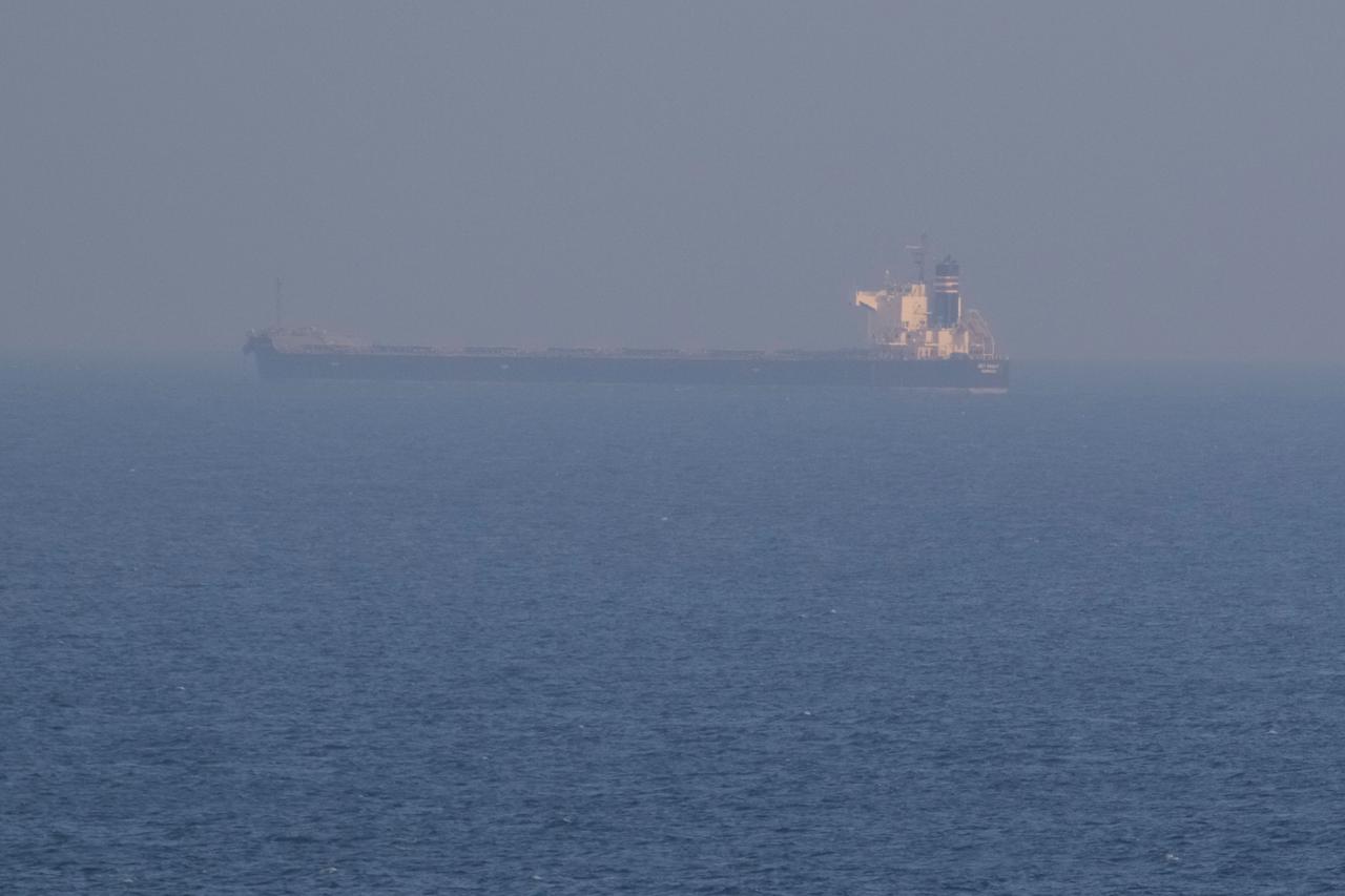 FILE PHOTO: FILE PHOTO: A grain ship carrying Ukrainian grain is seen in the Black Sea near Ukrainian port of Odesa