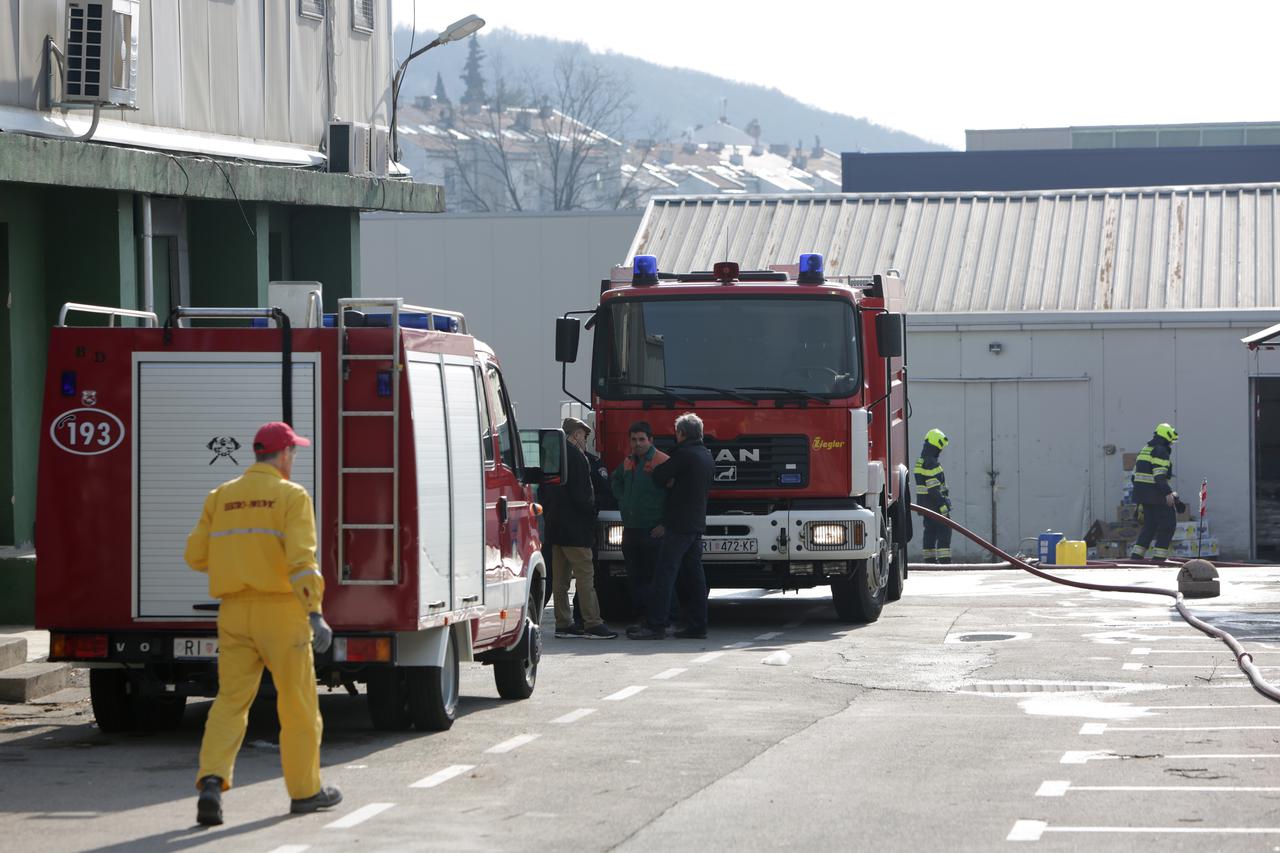 Rijeka: Veliki požar u skladištu Elgrada
