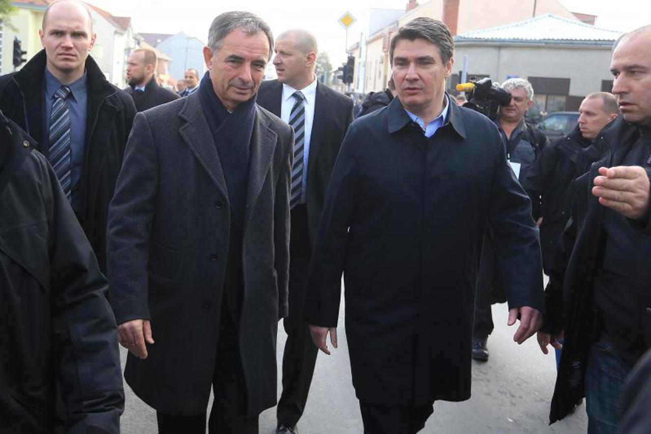 Milorad Pupovac i Zoran Milanović u Vukovaru