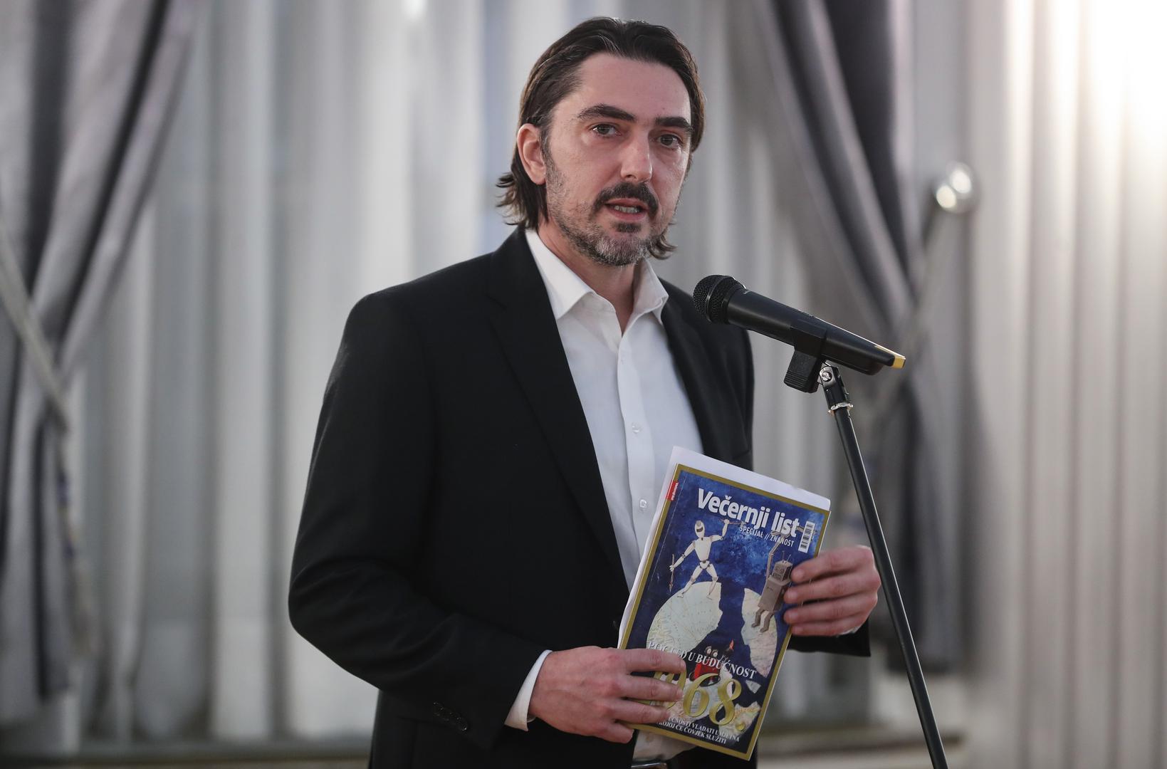 Zamjenik glavnog urednika Večernjaka Mislav Šimatović
