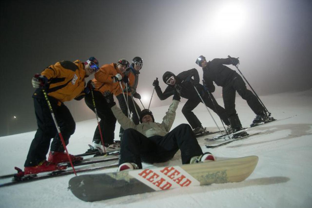 nocno skijanje, Sljeme (1)