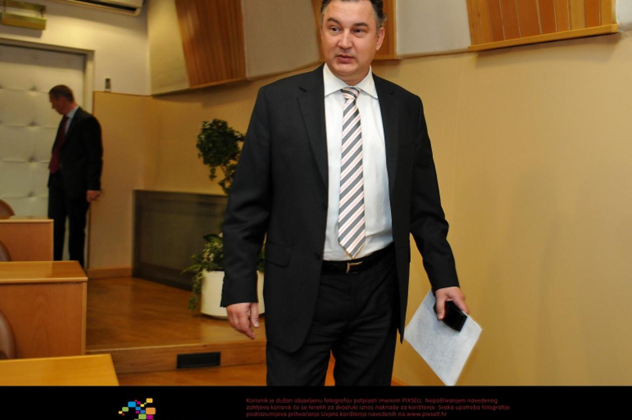 '21.05.2011., Zagreb - Glavni ravnatelj policije Oliver Grbic odrzao je konferenciju za medije na kojoj je odgovarao na optuzbe Damira Polanceca. Photo: Anto Magzan/PIXSELL'