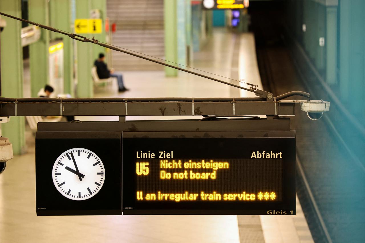 Štrajk u javnom prijevozu u Njemačkoj