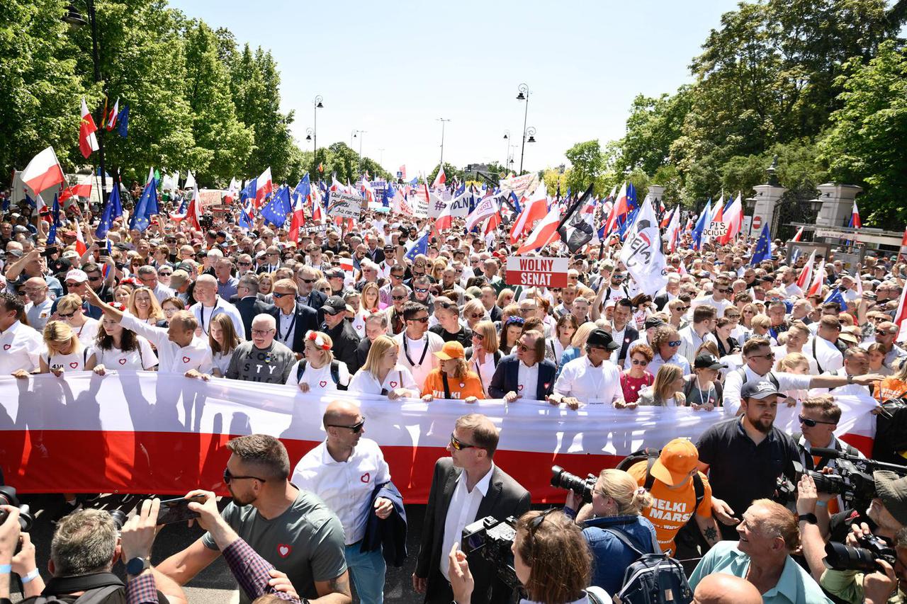 March For Democracy - Warsaw