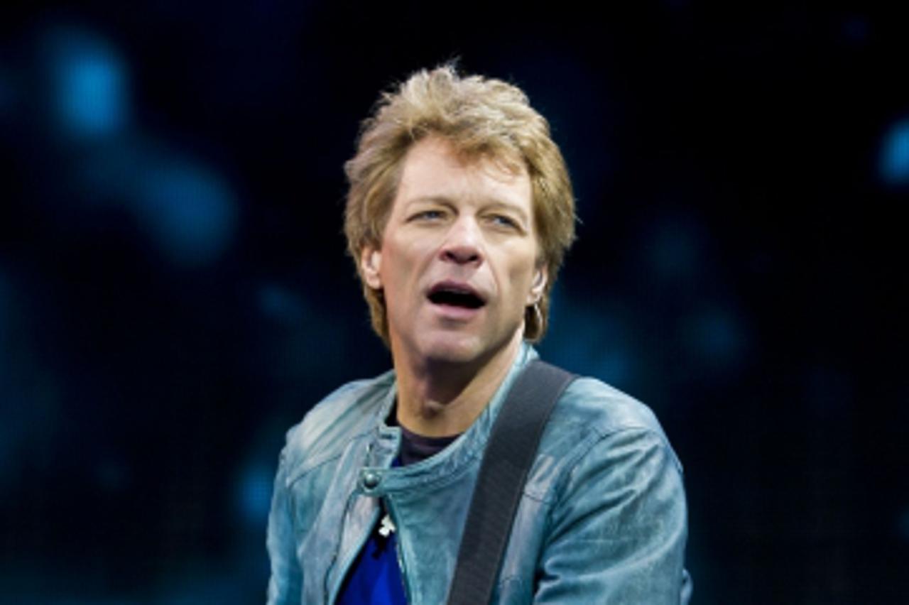 'Jon Bon Jovi performing during the Isle of Wight Festival, in Seaclose Park, Newport, Isle of Wight.Photo: Press Association/PIXSELL'