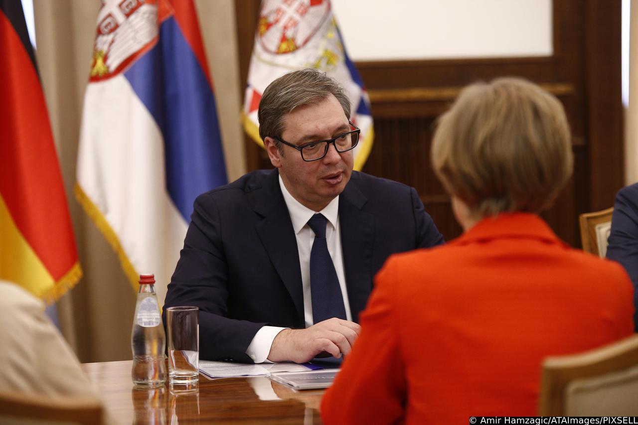 Beograd: Aleksandar Vučić sastao se danas s državnom tajnicom Njemačke Franziskom Brantner
