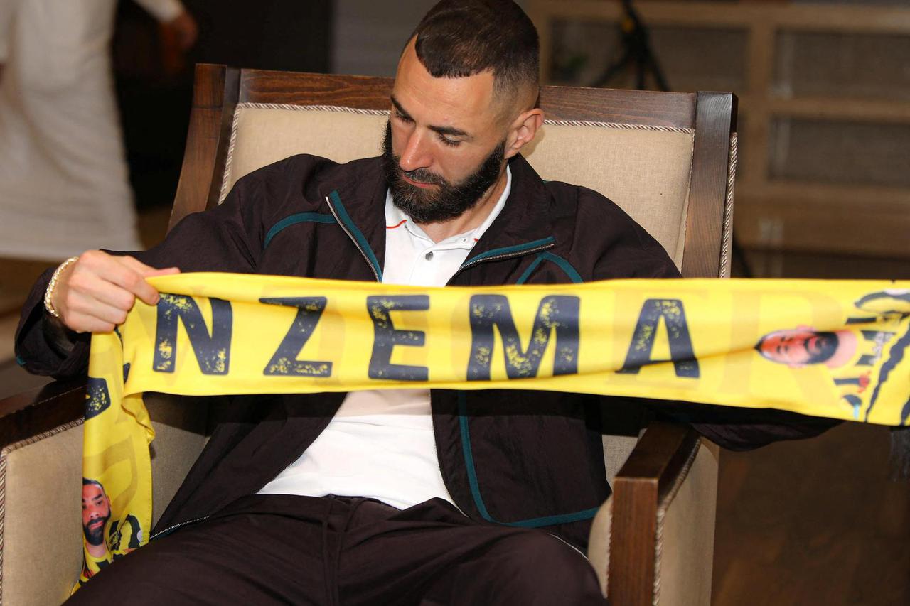 Welcome ceremony for Karim Benzema after joining Al-Ittihad