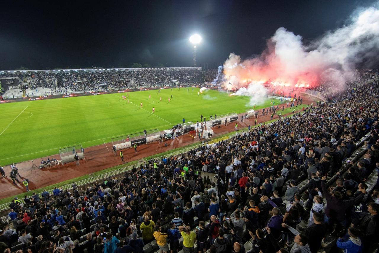 FILE PHOTO: Serbian Cup Semi-Final - Partizan v Crvena Zvezda