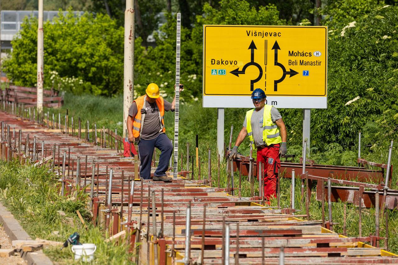 Osijek: U tijeku je obnova i modernizacija 9,5 kilometara tramvajske pruge