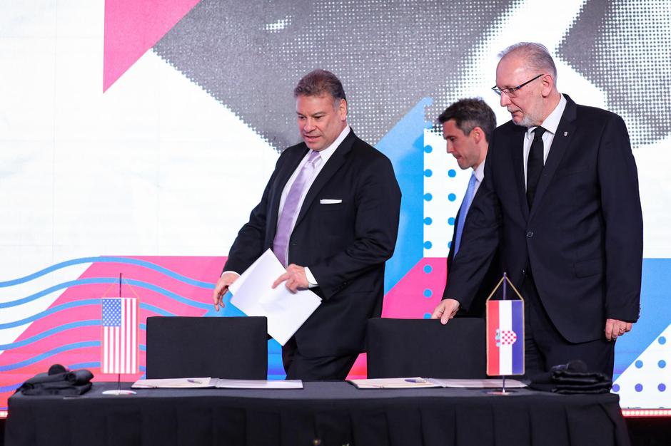Zagreb: Potpisivanje bilateralnog sporazuma između Amerike i Hrvatske