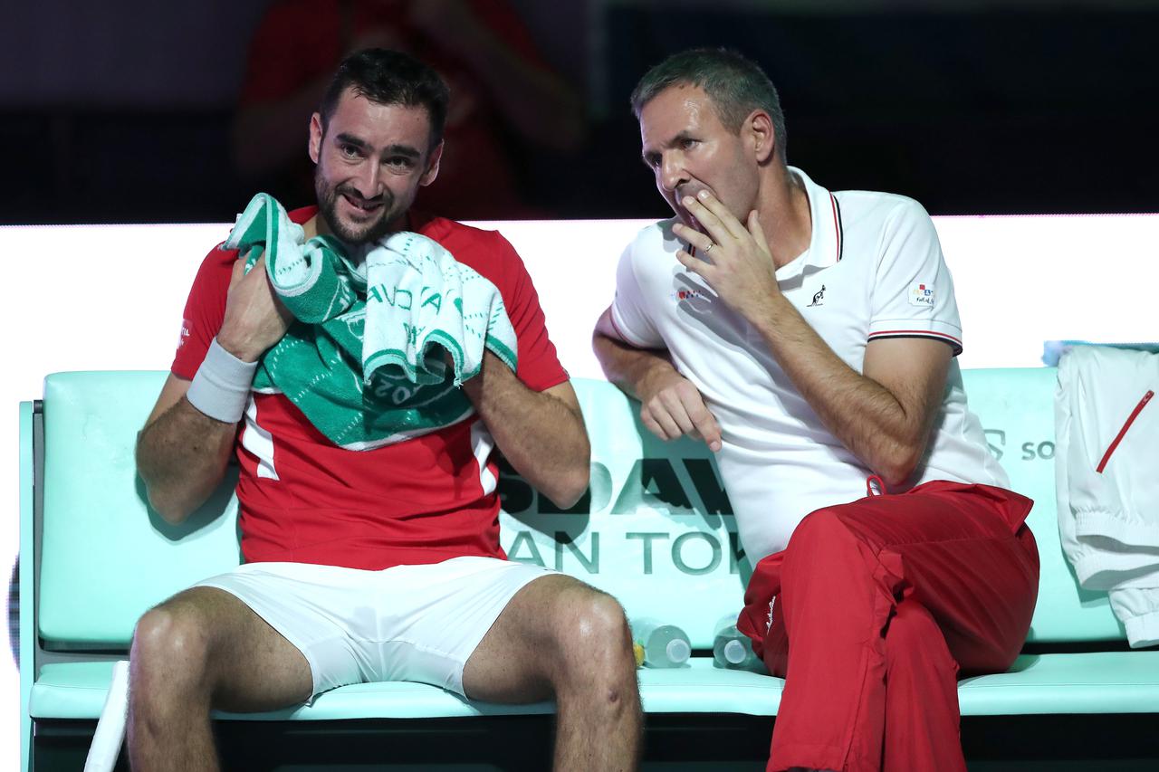 Madrid: Drugi meč polufinala Davisovog kupa, Marin Čilić - Novak Đoković