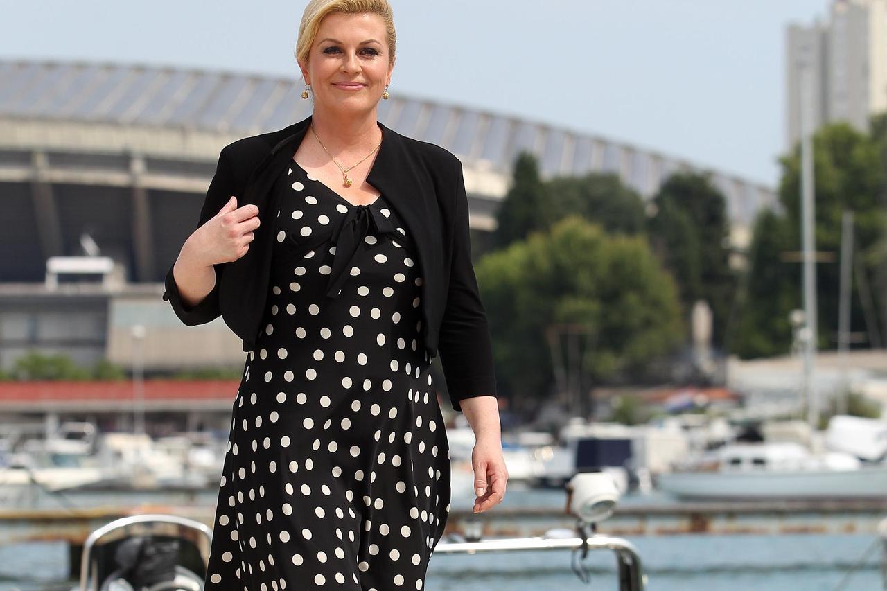 10.08.2015., Split - Predsjednica Republike Hrvatske Kolinda Grabar Kitarovic. Photo: Boris Scitar/Vecernji list/PIXSELL