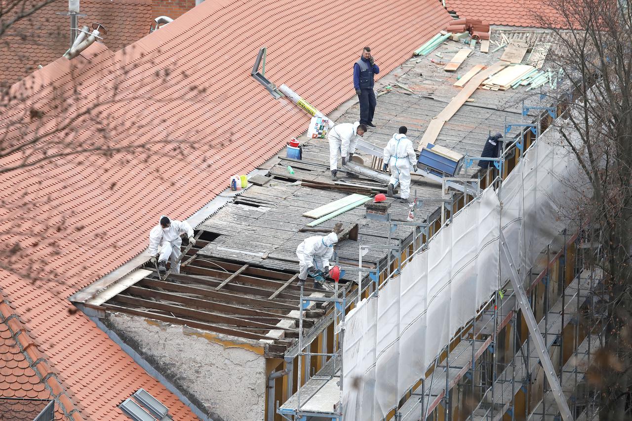 Zagreb: Sanacija oštećenih krovova u centru grada