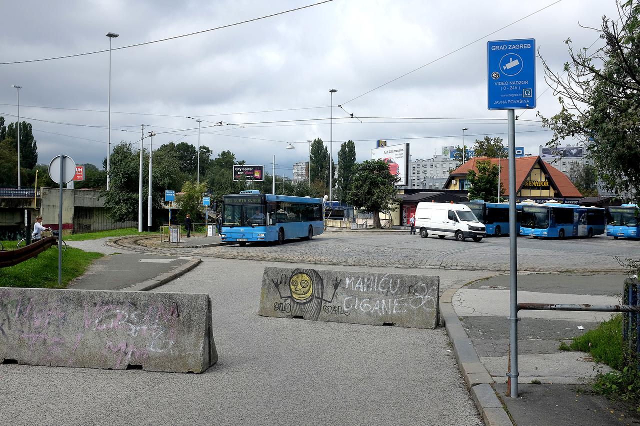 Zagreb, tramvajsko okretiste Savski most  snimio Patrik Macek  