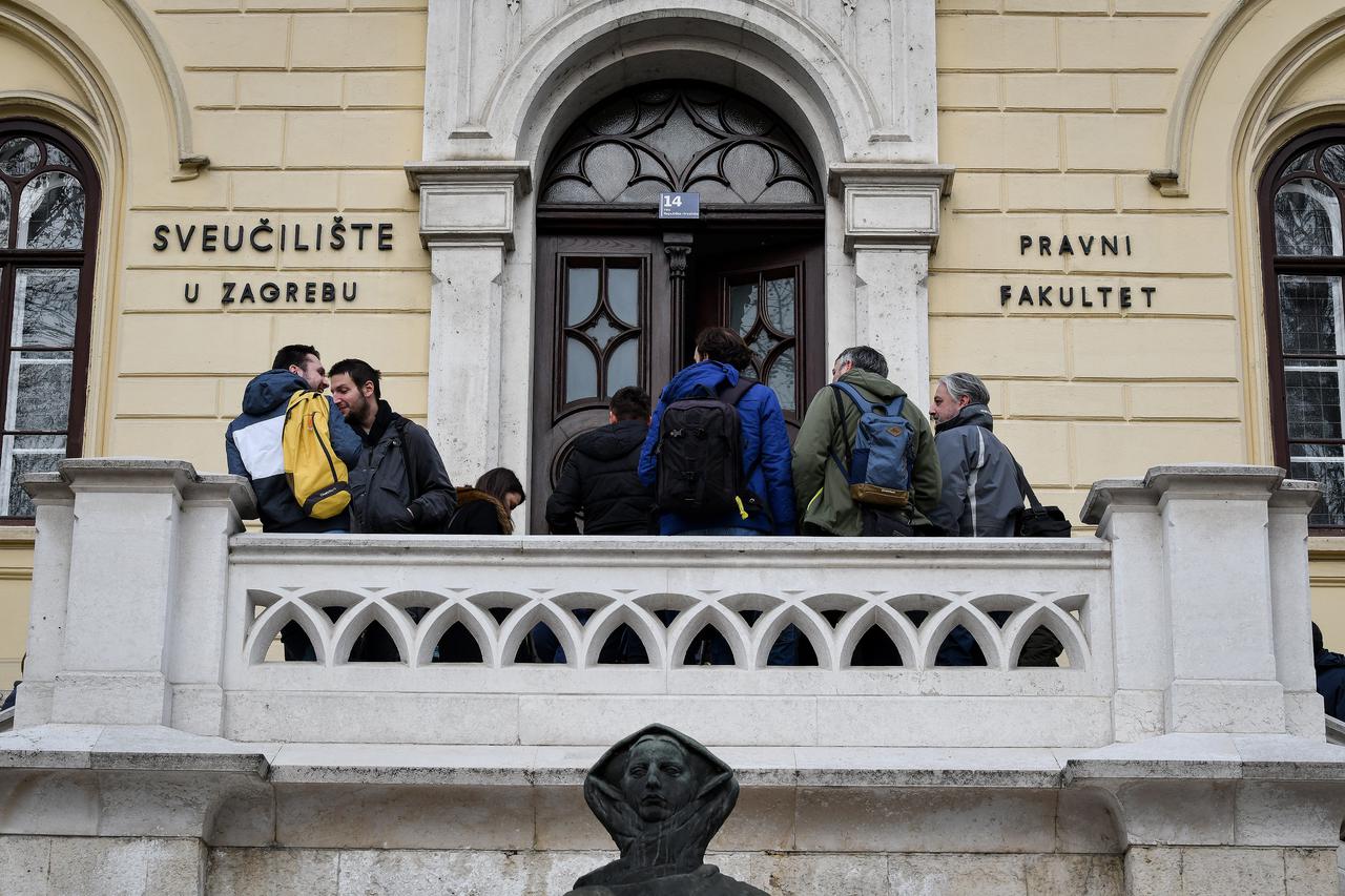 Zagreb: Novinarima nije bilo dopušteno pratiti predstavljanje programa kandidata za rektora