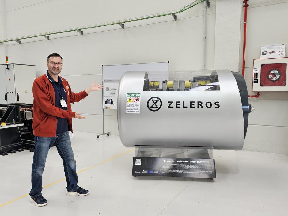 U laboratoriju španjolske tvrtke Zeleros koja razvija hyperloop tehnologiju super brzih vlakova