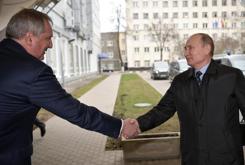 Dmitry Rogozin I Vladimir Putin