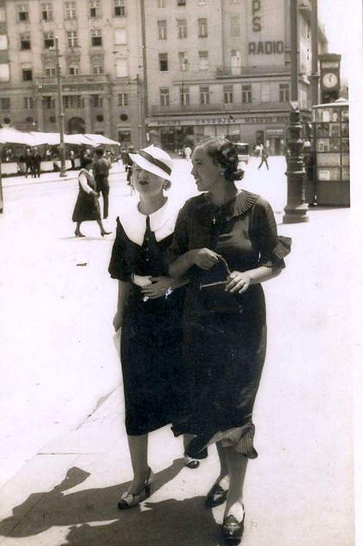 Trg bana Jelačića 1935. godine.
