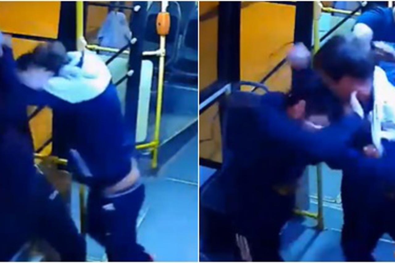 Brutalna tučnjava u autobusu u Rusiji