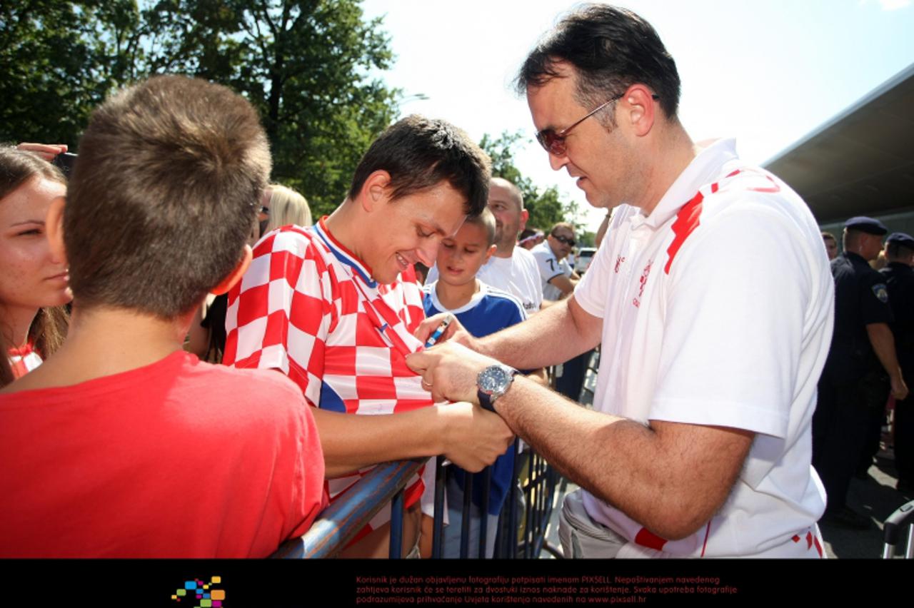 '13.08.2012., Zagreb - Svecani docek hrvatske olimpijske delegacije u Zracnoj luci Zagreb. Photo: Goran Jakus/PIXSELL'