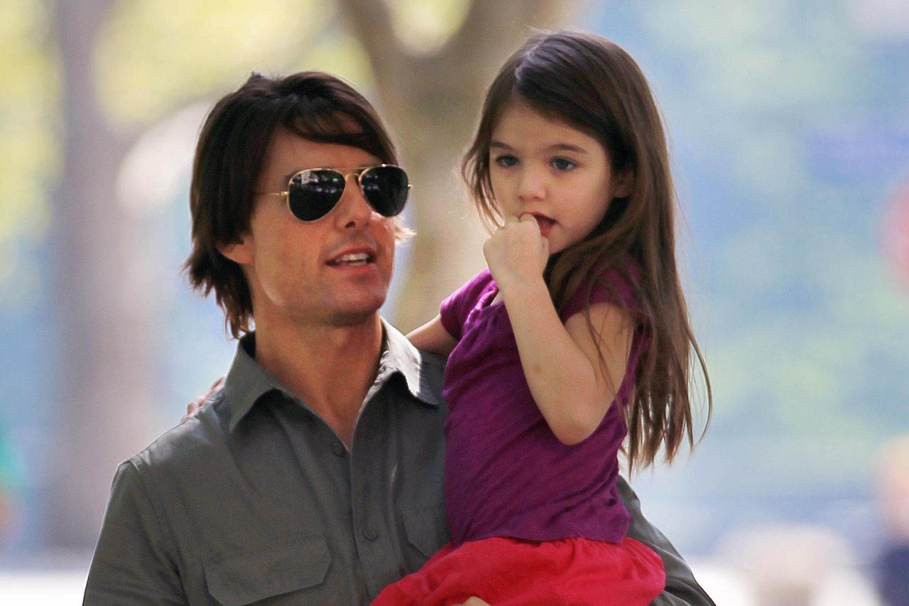 Tom Cruise and Suri Cruise are seen out and about in New York  Photo: Press Association/PIXSELL