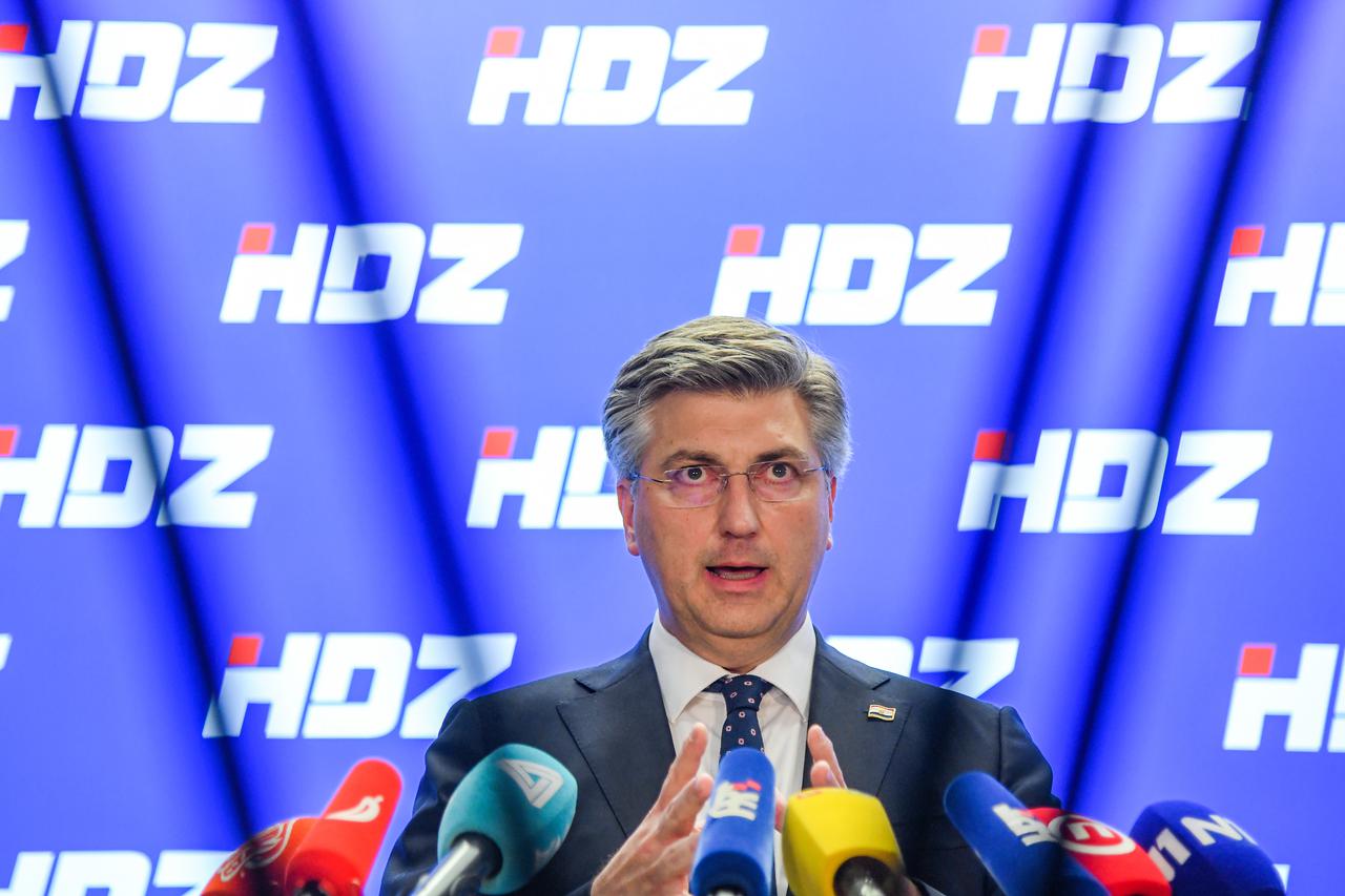 Plenković dao izjavu nakon sastanka Predsjedništva HDZ-a