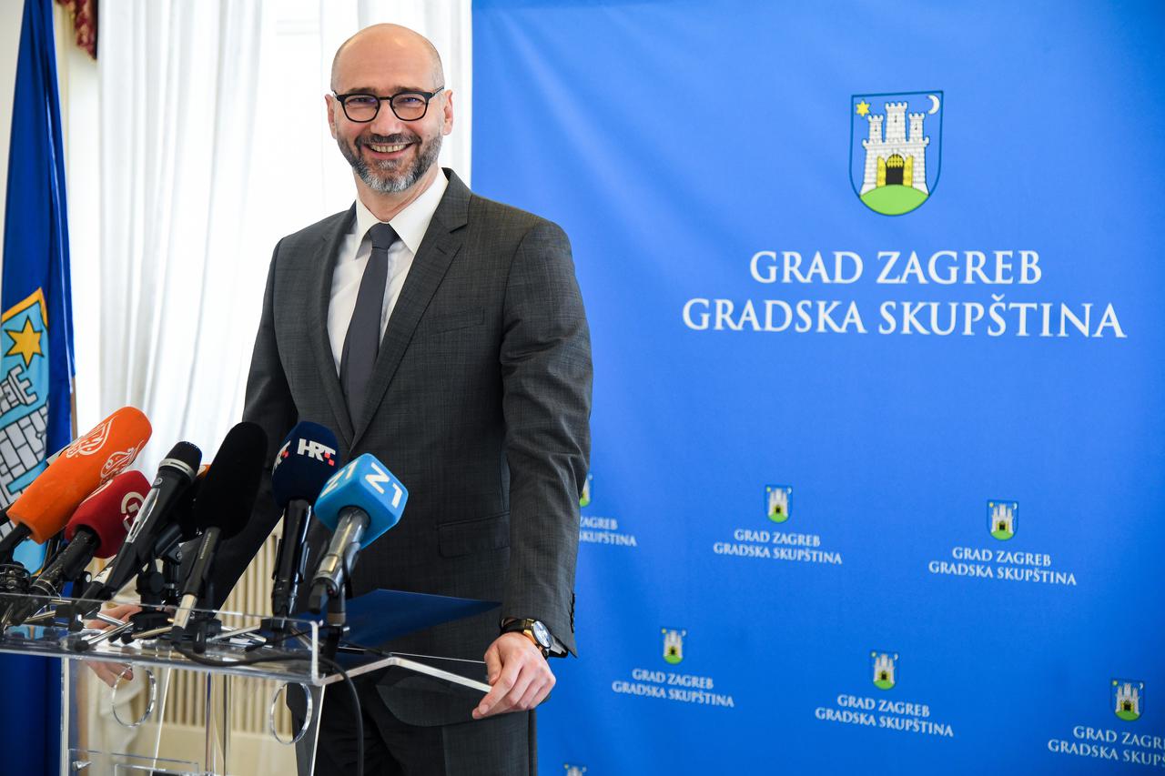 Zagreb: Predsjednik Gradske skupštine Joško Klisović obratio se medijima