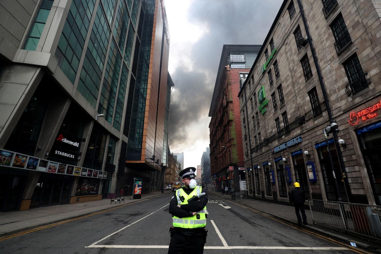 Požar u Glasgowu