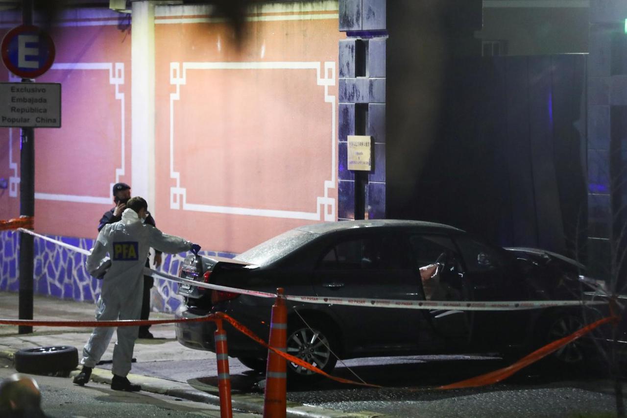 Argentine man crashes car into Chinese embassy