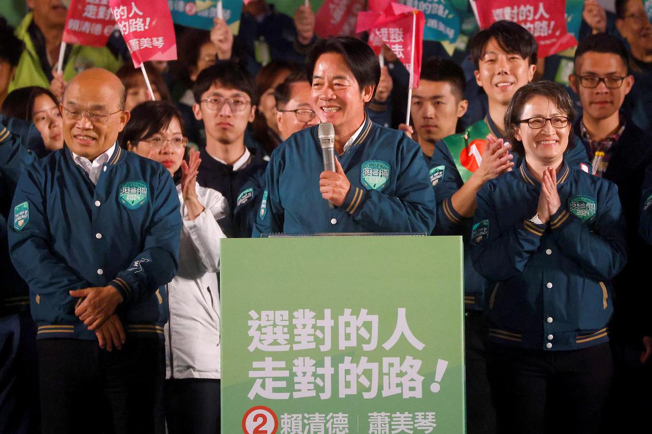 Campaign rally of the ruling Democratic Progressive Party (DPP), in New Taipei City