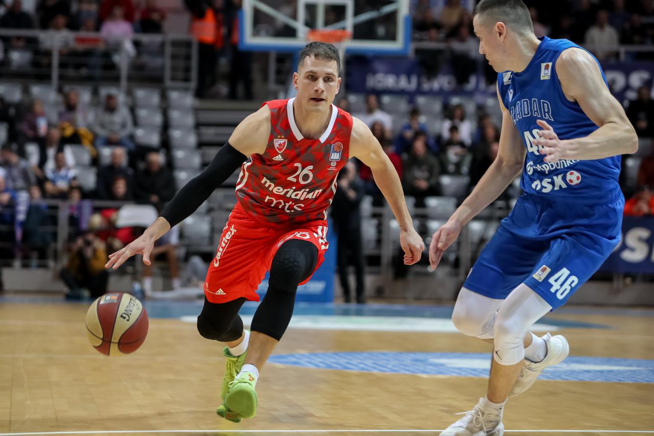 Košarkaši Crvene Zvezde pobijedili su Zadar s 76:95