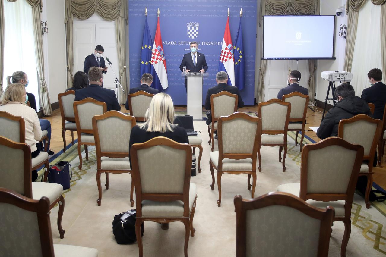 Premijer Plenković o gospodarskim mjerama Vlade zbog koronavirusa