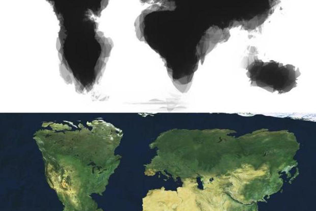 amrički studenti crtali kartu svijeta