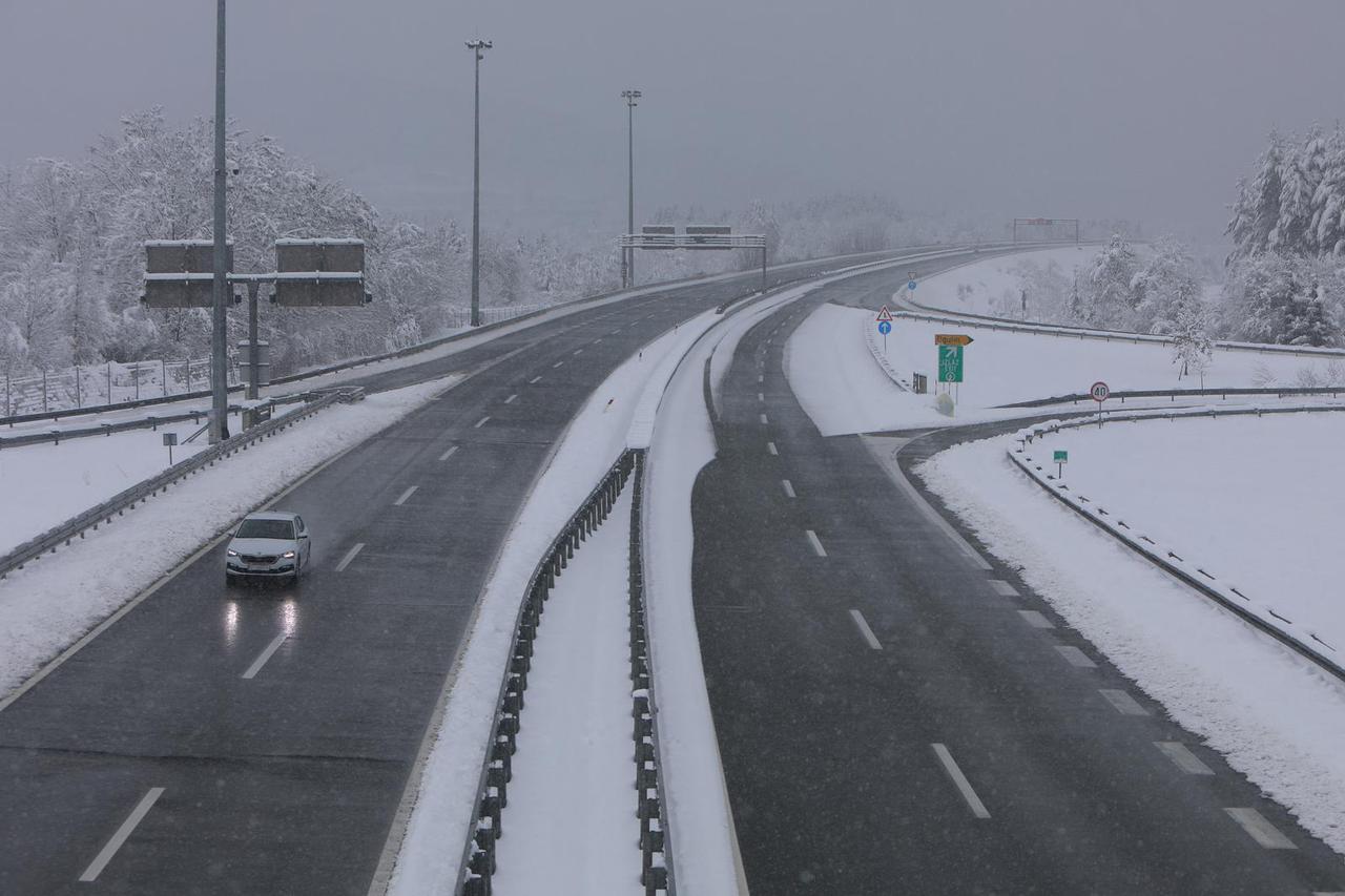 Zimski uvjeti na autocesti