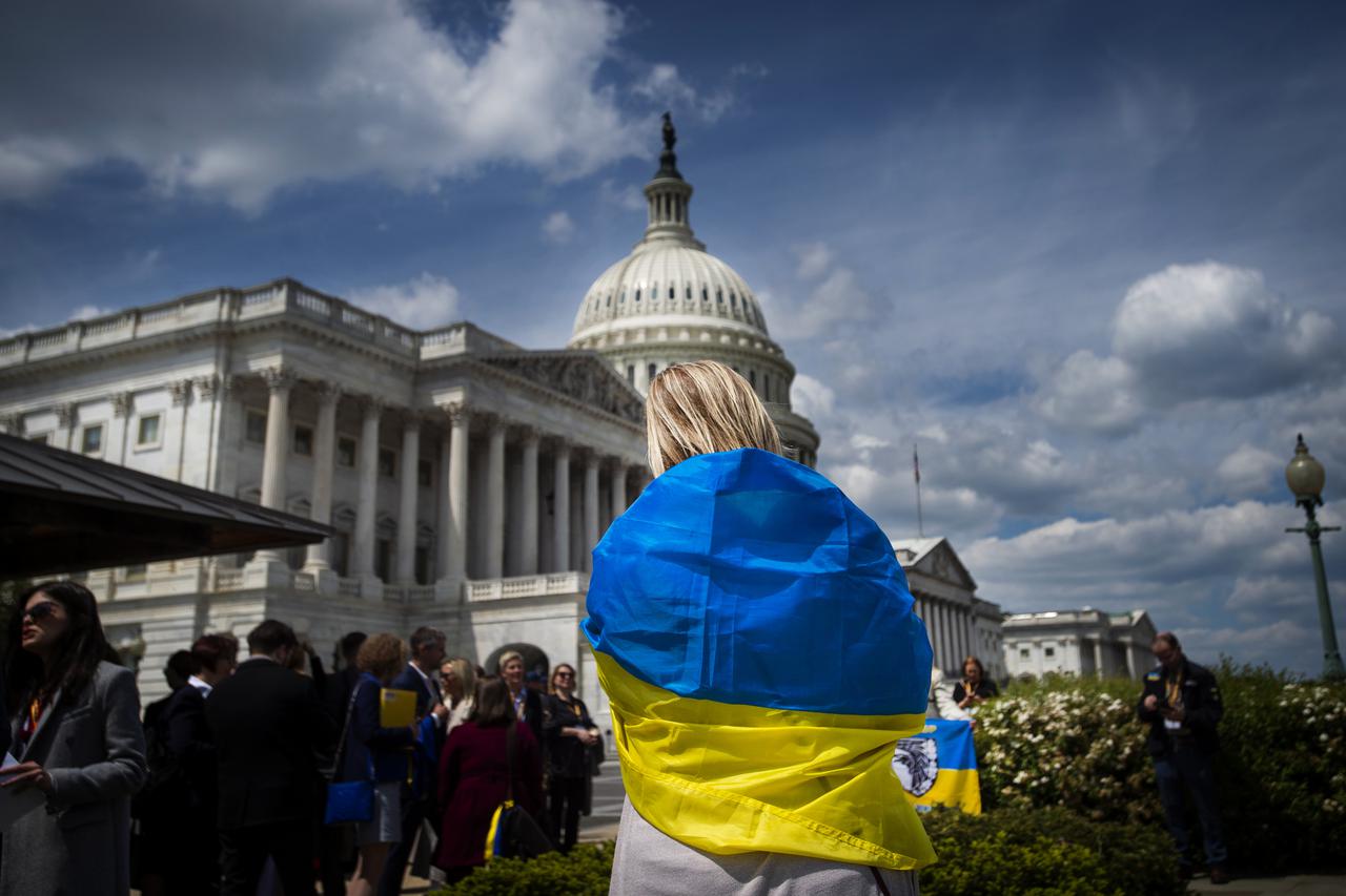 Ukrainian Victory Resolution press conference at the US Capitol