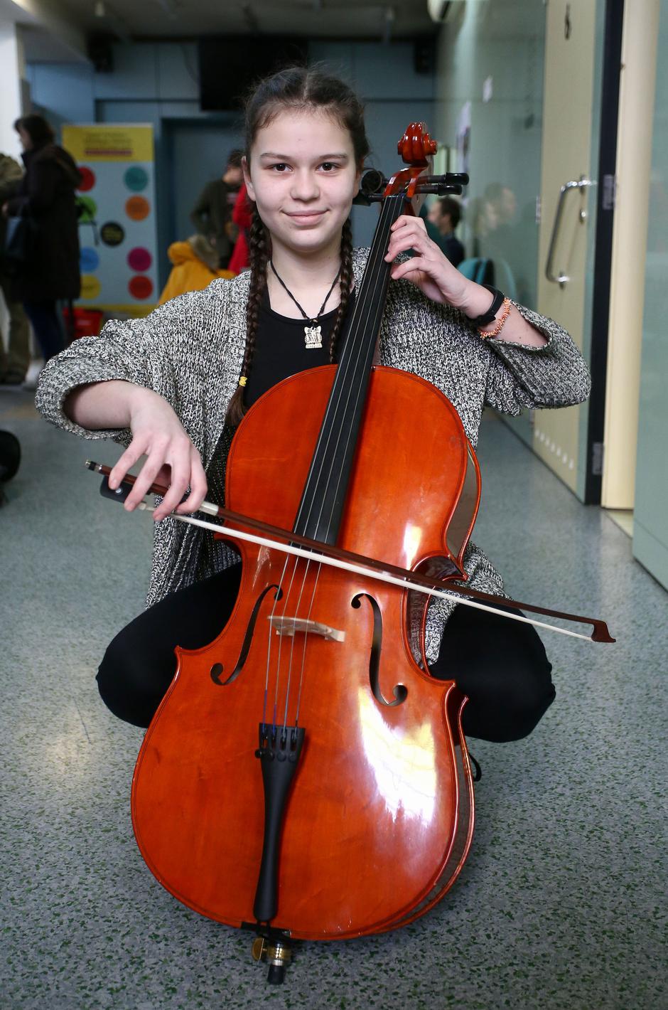 Simfonijski orkestar mladih na probi u Centru za kulturu Maksimir