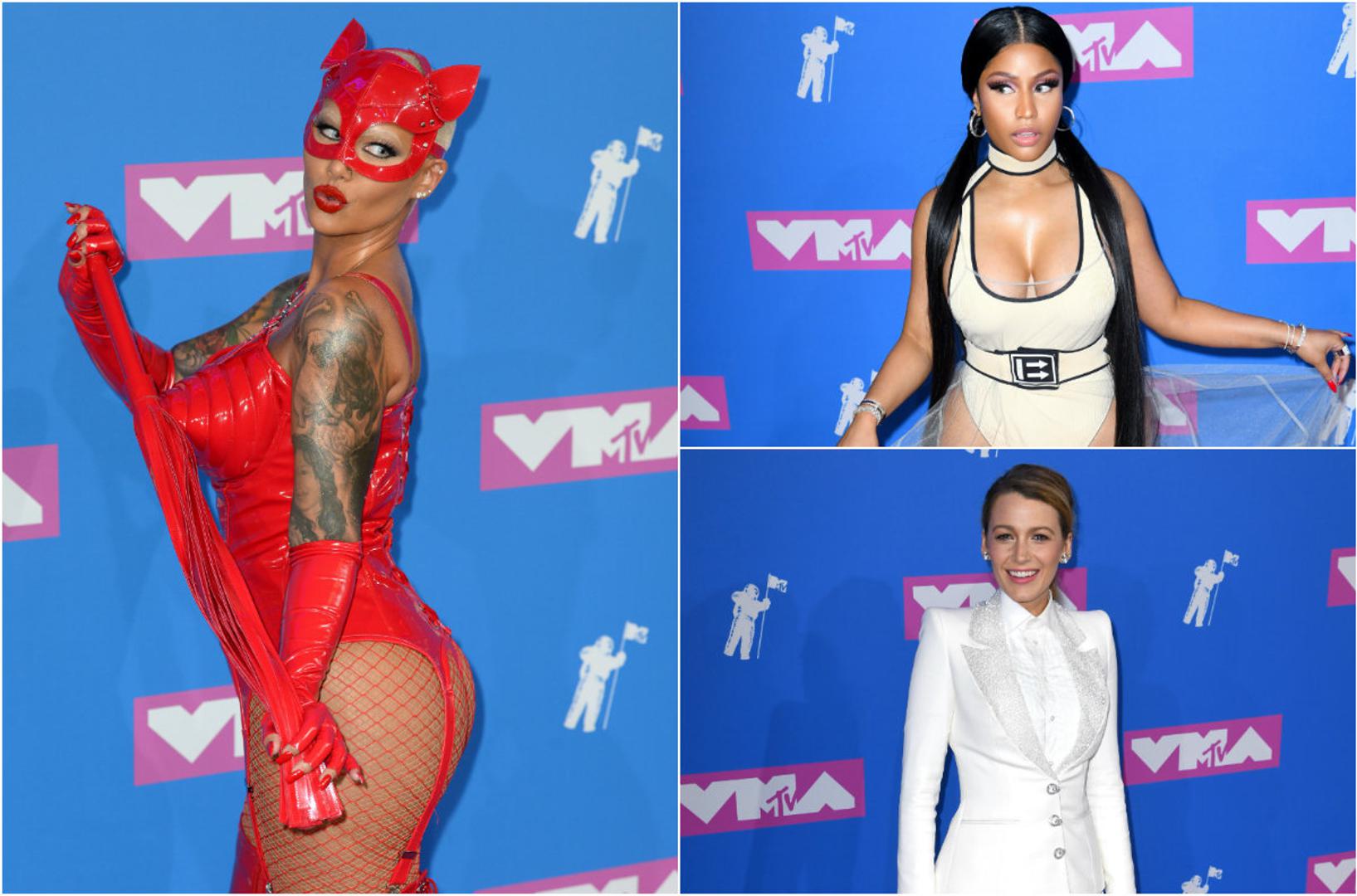 Na večeri MTV Video Music Awards održanoj u New Yorku u Radio Music Hallu poznate dame prošetale su u svakakvim kreacijama crvenim tepihom,  a neke kao da su zabunom umjesto na sado-mazo večer, došle na glazbeni događaj.
