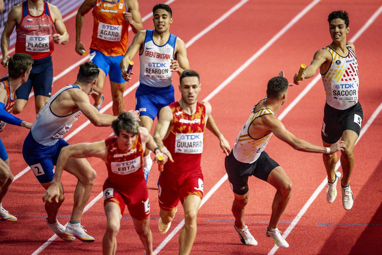 Beograd: Belgija osvojila zlato u štafeti 4x400 metara 