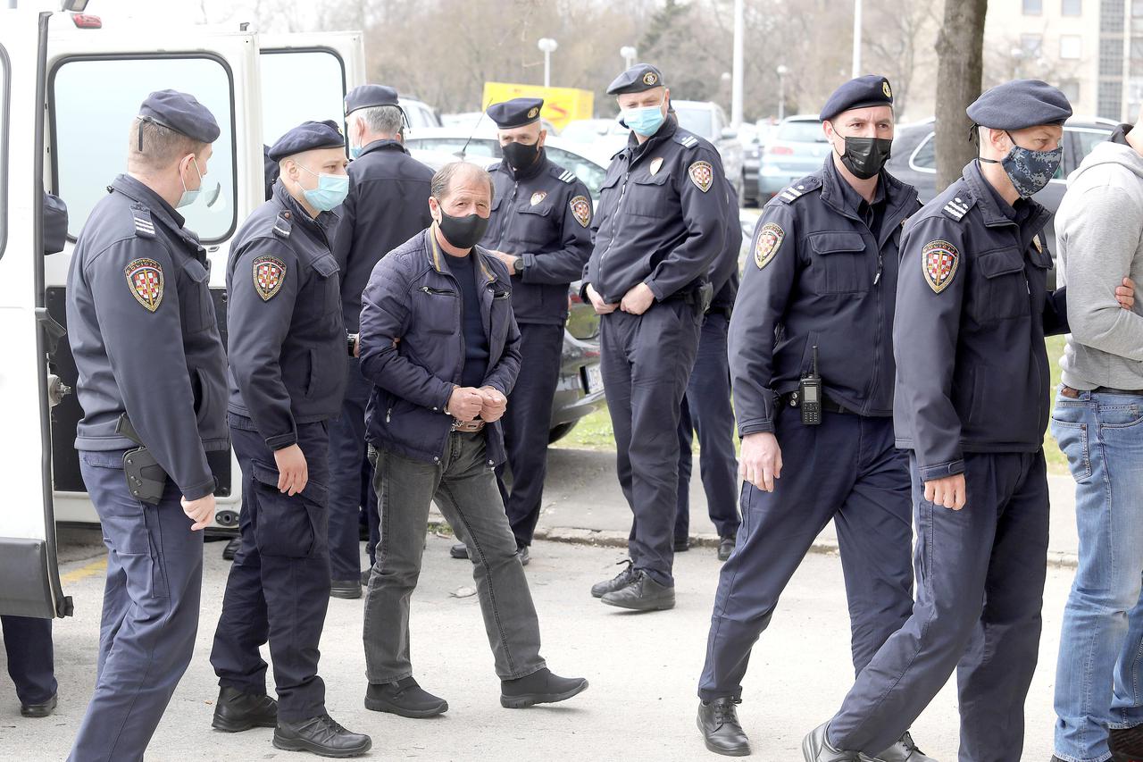 Zagreb: Dolazak osumnjičenih za krijumčarenje droge, palež vozila i premlaćivanja