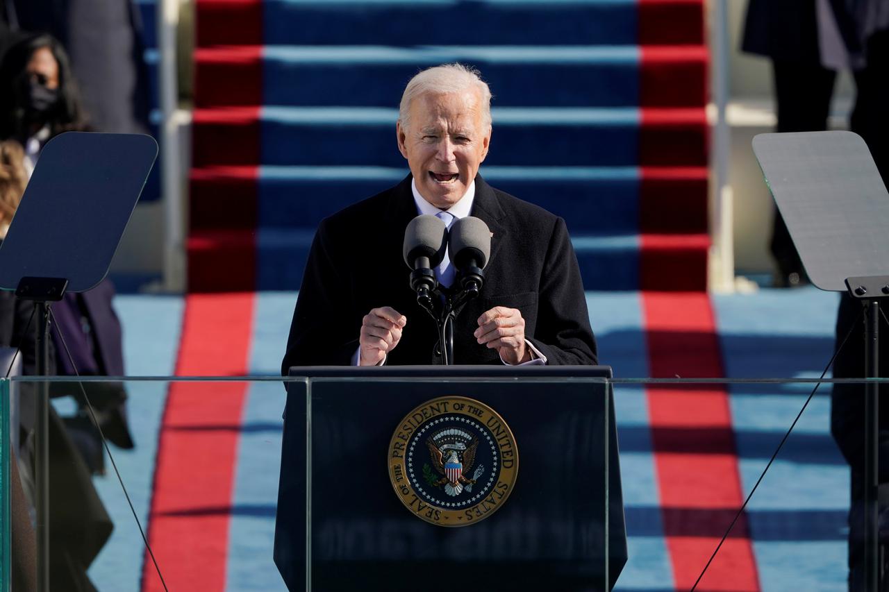 Inauguracija Joea Bidena - prvi predsjednički govor