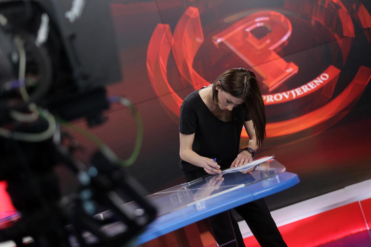 Zagreb: Montiranje emisije Provjereno u Novoj TV