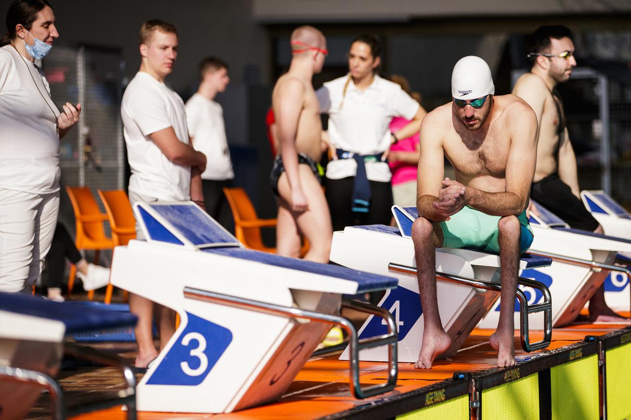 Split: Otvoreno prvenstvo Hrvatske u paraplivanju na bazenu Poljud