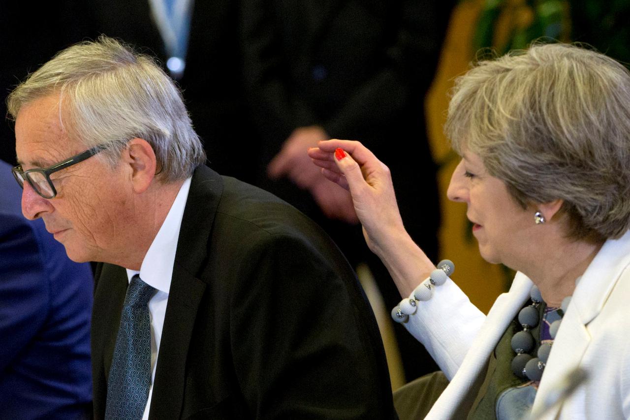 Jean-Claude Juncker i Theresa May