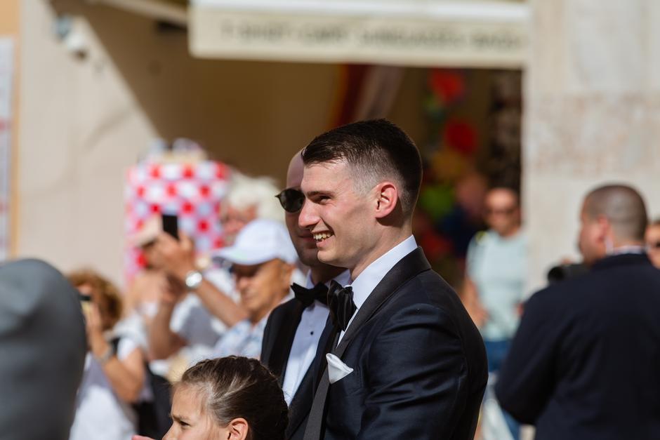 Zadar: Vjenčanje Dominika Livakovića i njegove odabranice Helene Matić