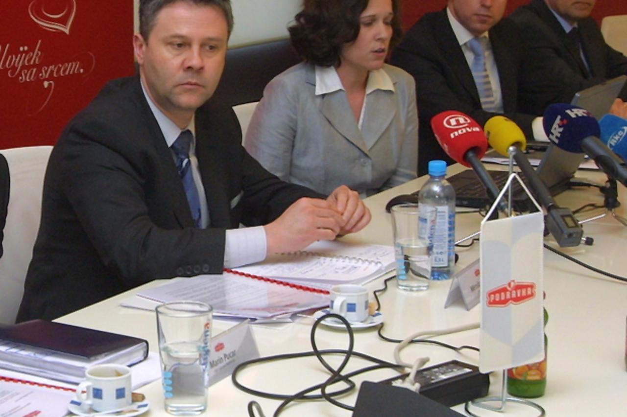 '31.03.2010., Koprivnica, Hrvatska - Predstavljanje poslovnih rezultata Podravka grupe. Photo: Marijan Susenj/PIXSELL'
