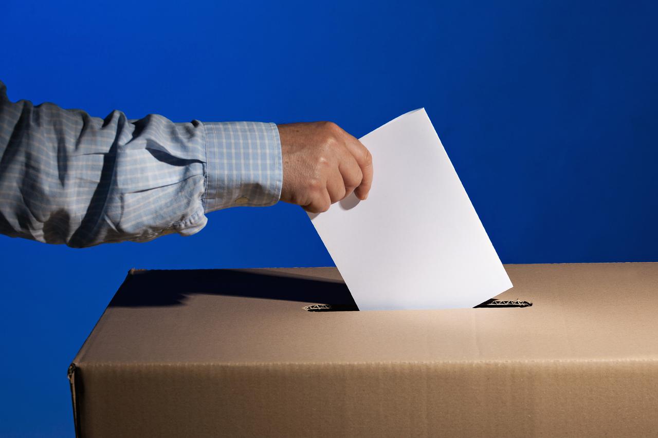 Glasovanje tijekom parlamentarnih izbora, ilustracija