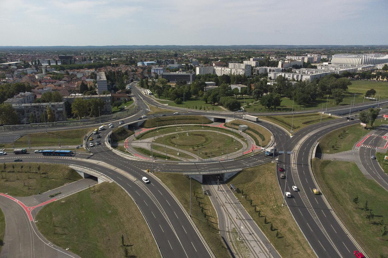 Zagreb: Fotografije iz zraka Remetinečkog rotora 